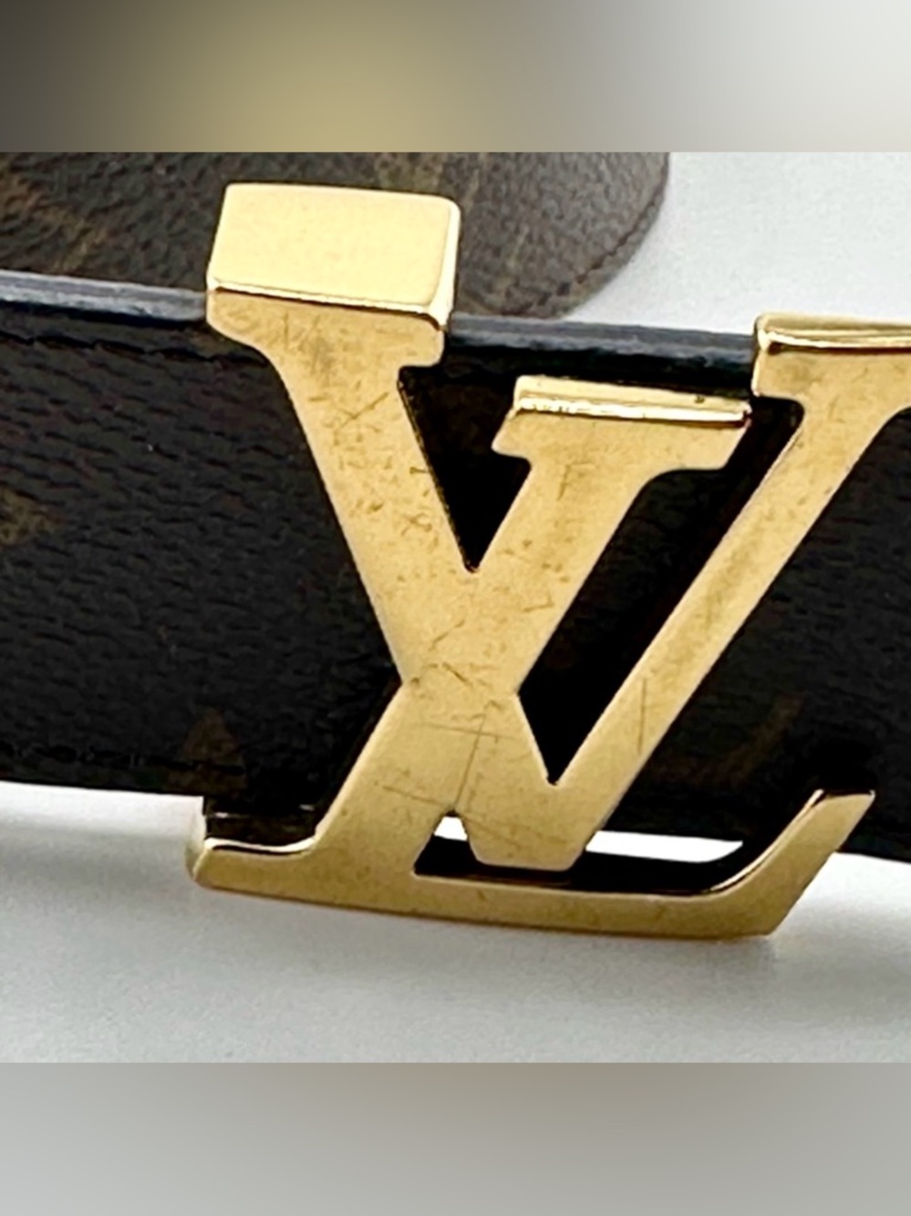 Louis Vuitton Iconic 30/75 Monogram Brown Belt, Reversible To Black - Picture 12 of 15